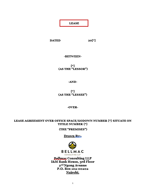 Commercial Lease (Long Term) between two Companies (Pro Lessor) document preview