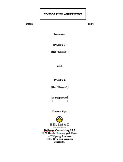 Consortium Agreement document preview