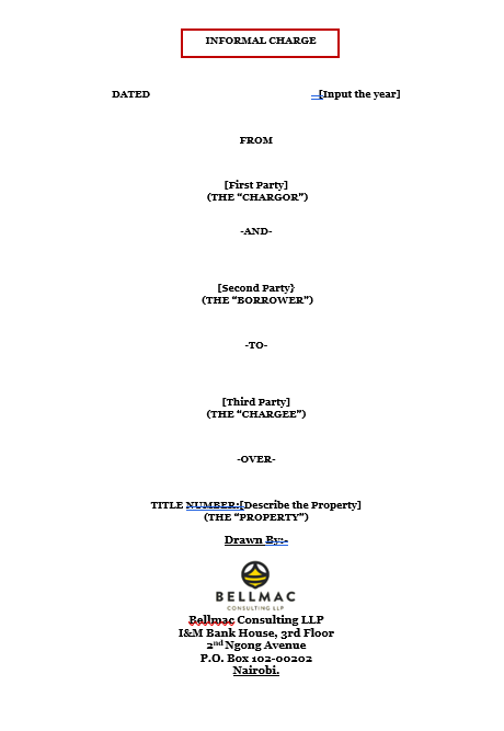 Informal Charge document preview