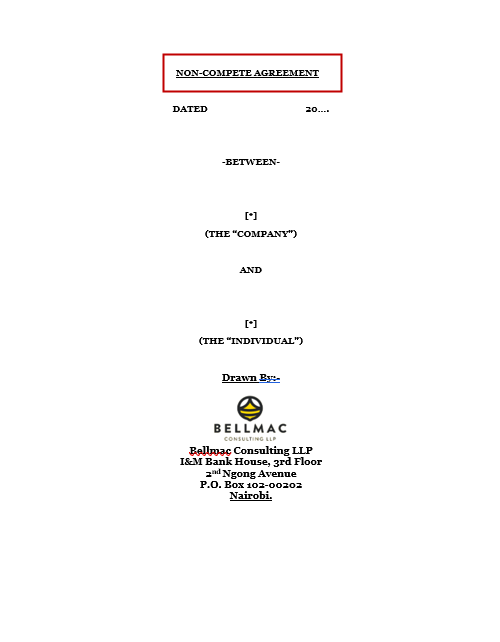 Non-Compete Agreement document preview