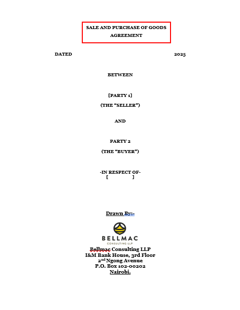 Sale and Purchase of Goods Agreement (pro-buyer) (International) document preview
