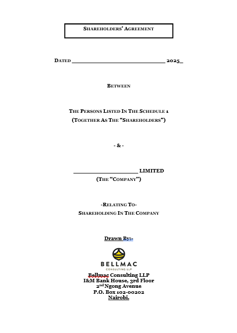 Shareholders Agreement document preview